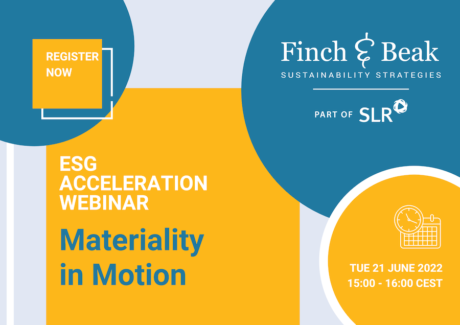 ESG Acceleration Webinar: Materiality in Motion